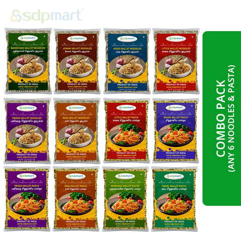 Mix & Match Combo Millet Noodle/Pasta - 12 Packs