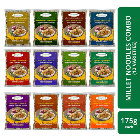 MILLET NOODLES COMBO( 175 g each) -any 12 packs